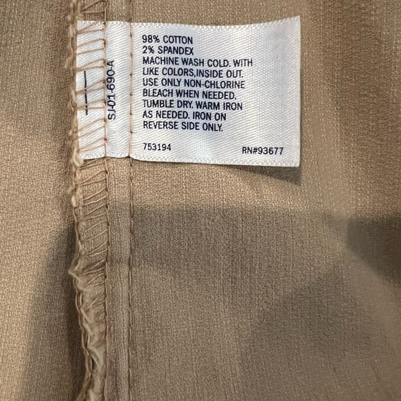 Y2K Camel Corduroy Jacket 2 Button Blazer Front Pockets Light Brown Size XL NWT - Picture 10 of 10